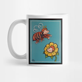 Ape Bee and Ape Flower Mug